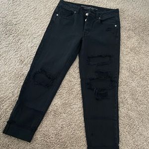 American Eagle Tomgirl Black Jeans
